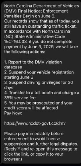 Illinois 15C-16.003: Unmasking the Fake DMV Text Scam